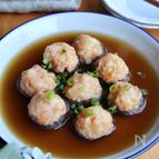 ほっこり和食♡椎茸のえび詰めあんかけ