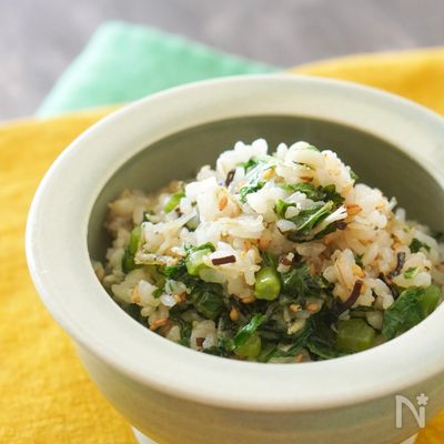 【離乳食完了期】しらすと大根菜飯