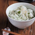 おうちで給食メニュー　わかめごはん