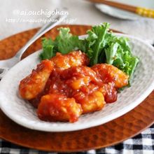 節約レシピ♡エビにも負けない＊ささみでぷりぷり鶏チリ♡
