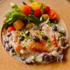 レーズンの甘みで!鶏もも肉の豆乳クリーム煮