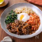 【甘辛肉のお手軽ビビンバ】絶品！お肉も野菜も一皿で♪