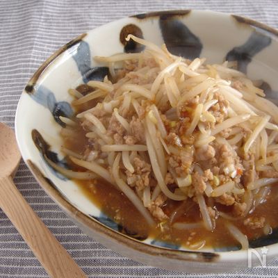 簡単♪麻婆もやし。