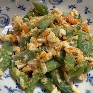 チョビの助の作ってみた!投稿(モロッコいんげんの和風タルタル和え♬マヨ不要なのにこの旨さ！)