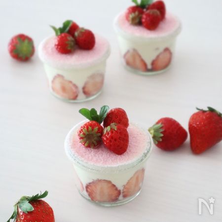 動画あり ワンボウル混ぜて冷やすだけ 簡単 ストロベリー豆腐ティラミス By のりp Noripetit レシピサイト Nadia ナディア プロの料理家のおいしいレシピ