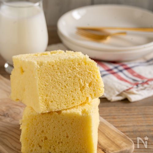 【たまご蒸しパン】簡単レシピ！蒸し器もボウルも不要！