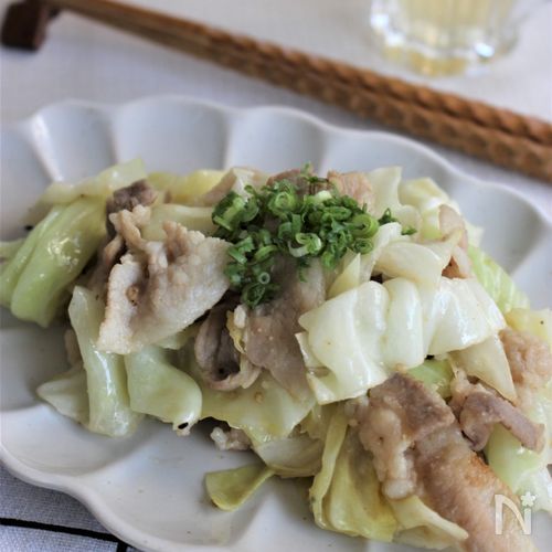 食材2品で!鶏だし炒め