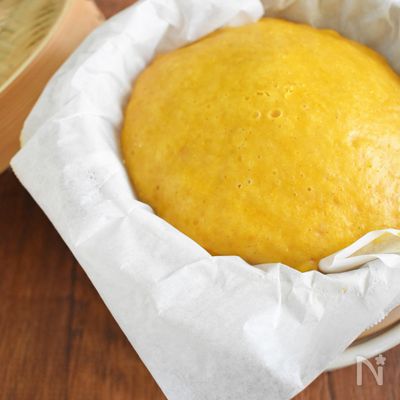 【蒸し器有り・無しどちらでも】かぼちゃのふわふわ蒸しパン