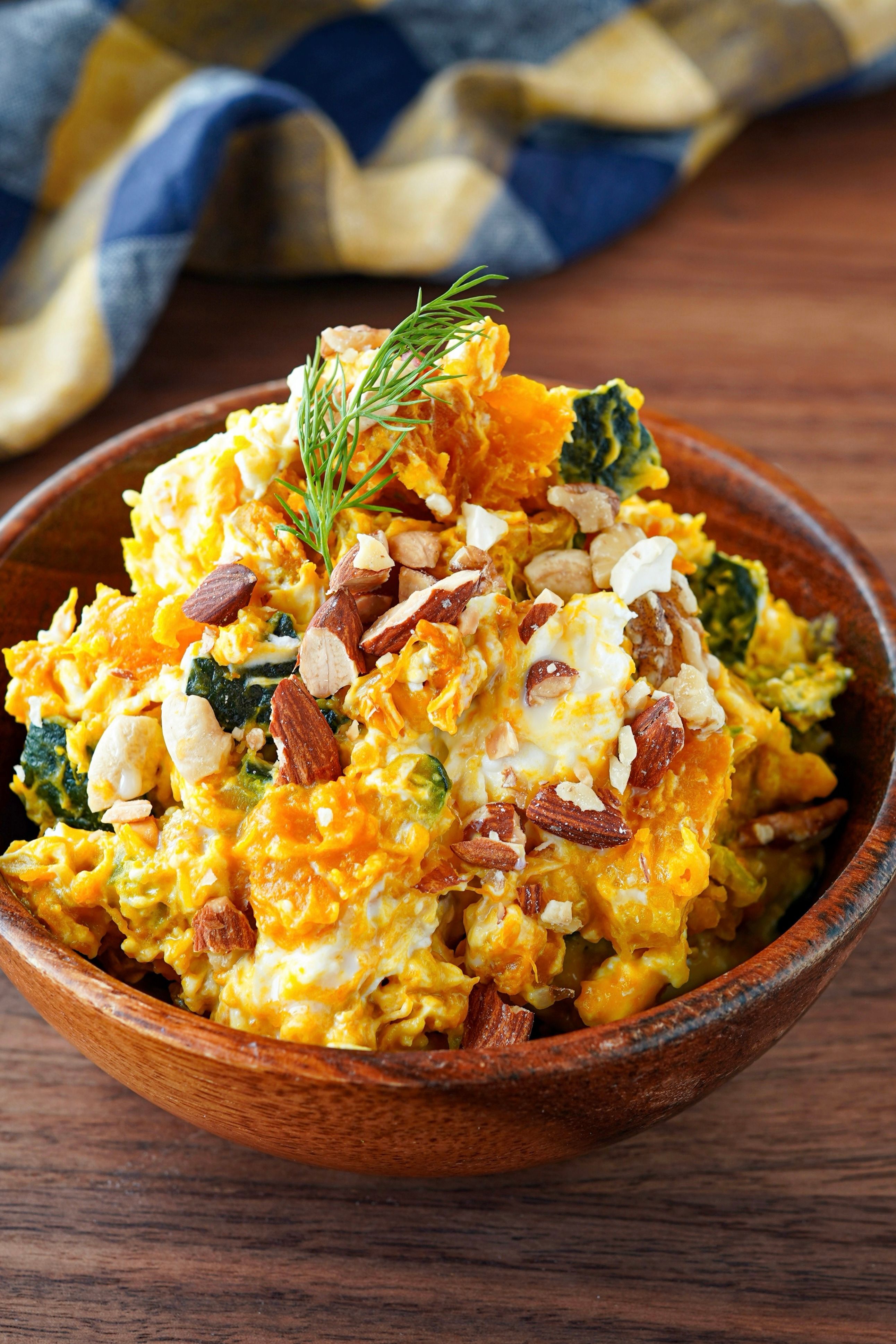 かぼちゃの味噌クリームサラダ】何度も作りたくなる♡簡単副菜