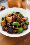『なすとピーマンの肉味噌炒め』ワンパン簡単☆ご飯がすすむ♪