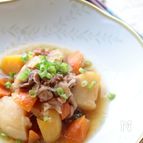 お酢でさっぱり！圧力鍋オースで加圧２分！さっぱり肉じゃが