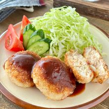 カニクリーム風コロッケ【#混ぜて焼くだけ #爆発しない】