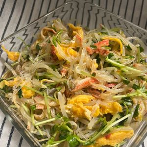 あやの作ってみた!投稿(【タレは黄金比！レンジde簡単春雨サラダ】やみつき副菜)
