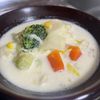 ちゃーりぃの作ってみた!投稿(たっぷり野菜のクリームスープ【#簡単 #ヘルシー】)