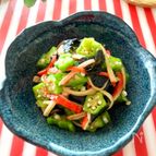 材料2つ！調味料2つ！火を使わず2step！オクラの磯和え