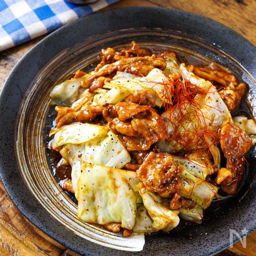 【ご飯おかわり♡】豚こまキャベツのワンパン回鍋肉☆10分速攻