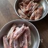 【若鶏手羽中の唐揚げ】醤油麹と塩麹の下味冷凍の工程2