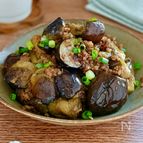 ごはんすすむ♡ナスと豚ひき肉の甘辛味噌炒め【丼・お弁当にも】