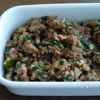 【７歳にニラを食べさせて】ニラとひき肉の甘辛そぼろ炒めの工程4