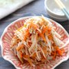 【大根とにんじんのごま酢和え】たーっぷりのすりごまで激旨♪
