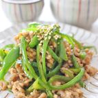 ピーマンと挽き肉の中華炒め