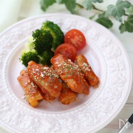こどもが大好き 肉巻きポテトのトマトデミソース By 植草 真奈美 レシピサイト Nadia ナディア プロの料理家のおいしいレシピ こどもが大好き 肉巻きポテトのトマトデミソース By 植草 真奈美 レシピサイト Nadia ナディア プロの料理家のおいしいレシピ