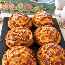 レンジで作る米粉クッキーシュー