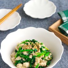 ねりごま香る！ほうれん草と豆腐のごま和え