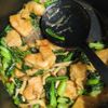 ハブラシの作ってみた!投稿(しっとり鶏むね肉とキャベツのカレー炒め)