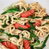 【簡単！】赤ウインナーとニラの焼きうどんの工程4