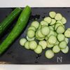 【薄切りきゅうりの塩昆布ナムル】ぱりぱり食感がやみつき!の工程1