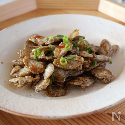 パクパク味見が止まらない☆ごぼうの唐揚げ