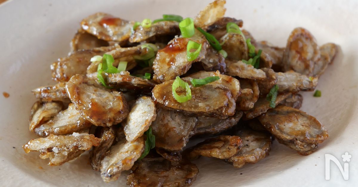 パクパク味見が止まらない☆ごぼうの唐揚げ