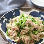 【豚の麺つゆレモン生姜焼き】さっぱりヘルシー♪砂糖不使用！