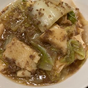 ミントミントの作ってみた!投稿(厚揚げとトロトロ白菜の☆中華風そぼろあんかけ)