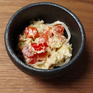 ゆの作ってみた!投稿(うまさの限界に挑戦🤩ツナマヨ春雨コールスローサラダ🥗💕)