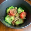 だぶるつの作ってみた!投稿(ごま香る♪ブロッコリーとまいたけの豆腐サラダ)