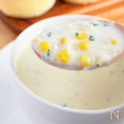 ぽかぽか♡ つぶコーンスープ