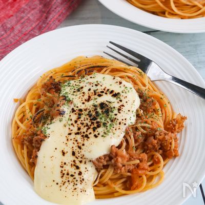 チーズ好きにはたまらない♪チーズソースボロネーゼ