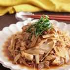 旨辛！豚バラごぼう【#食材2品#油不使用】