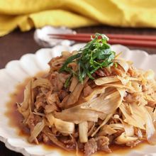 旨辛！豚バラごぼう【#食材2品#油不使用】