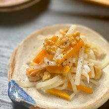 【大根と柿のラペ】食卓が華やぐ簡単なのにお洒落な一皿♪