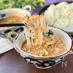 【さっぱりピリ辛ツナ玉つけ素麺】節約/夏休み