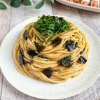 家にあるもので♩海苔たまパスタ