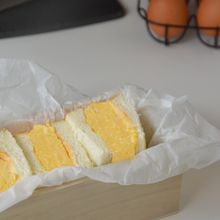 レンジで簡単！洋風厚焼き卵サンド