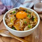 食べ応え満点！食べ盛りも大満足【すき焼き風甘辛丼】