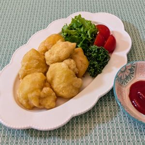 𝔂𝓾𝓶𝓲🍓の作ってみた!投稿(フワっとサクサク♪ささみのカレー風味フリッター)