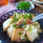 主菜になる【厚揚げとシャキッと白菜のうめ塩ナムル】