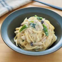【濃厚クリームパスタ】ワンパン10分！偏食息子が夢中で食べる