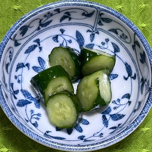 キャピタンの作ってみた!投稿(ポリ袋で簡単！きゅうりのわさぽん漬け)